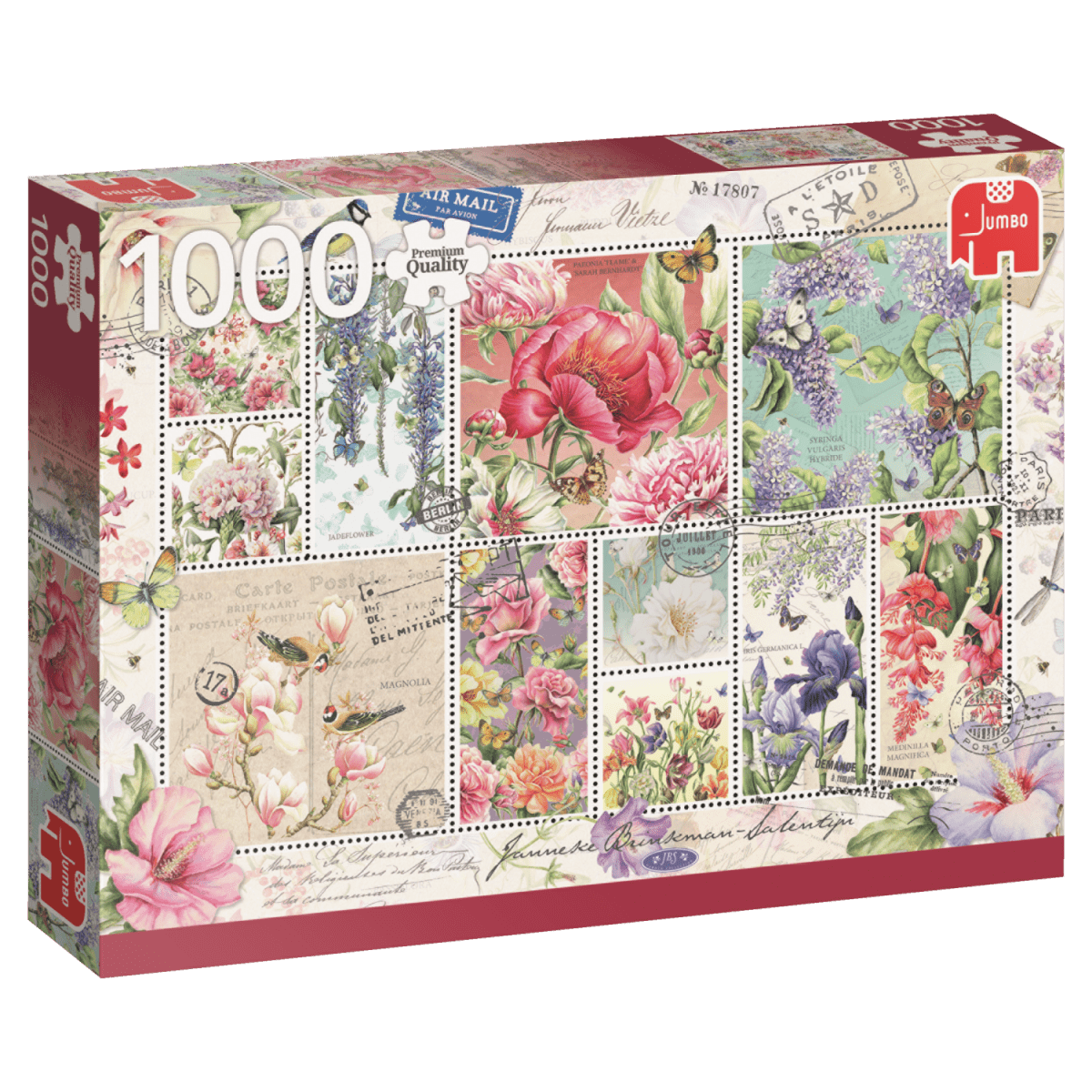 Flower stamps - 1000 brikker - Nordisk Spil