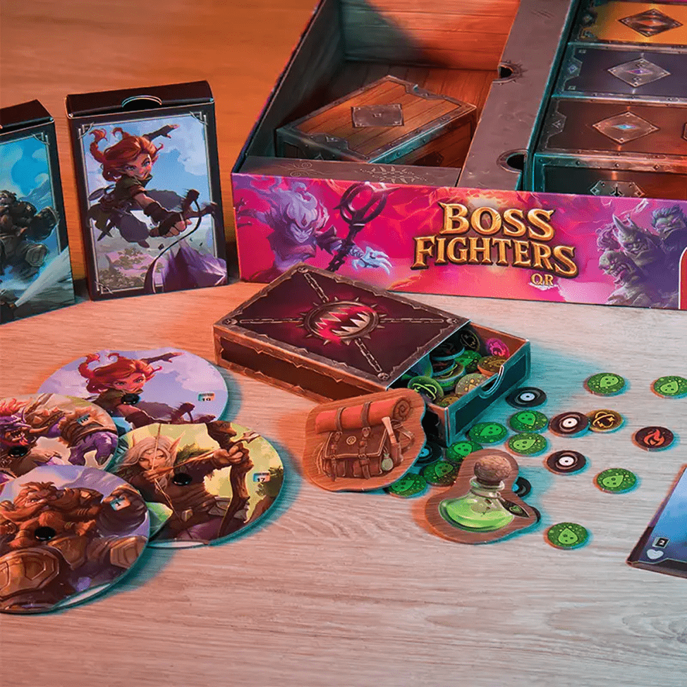 Boss Fighters QR - Engelsk - Nordisk Spil