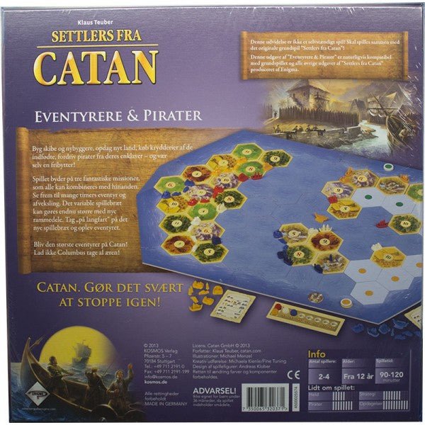 Settlers fra Catan - Eventyrere og pirater - Nordisk Spil