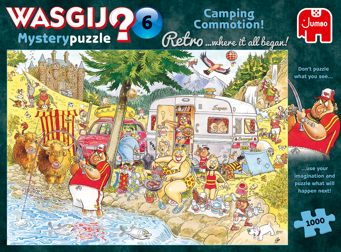 Mystery 6: Camping Kaos - 1000 brikker