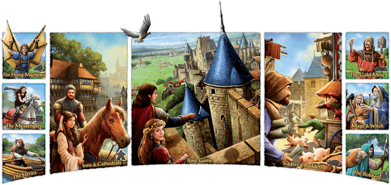 Carcassonne Big Box - Nordisk Spil