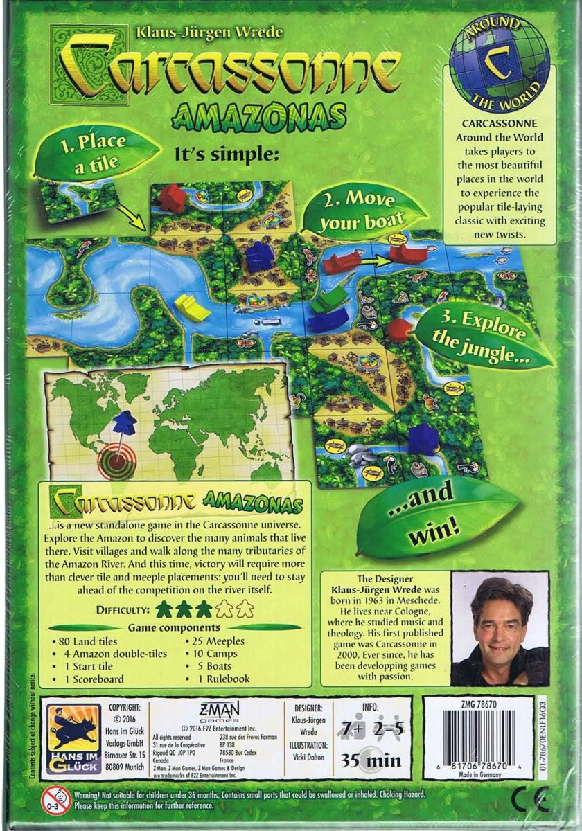 Carcassonne Amazonas - Nordisk Spil