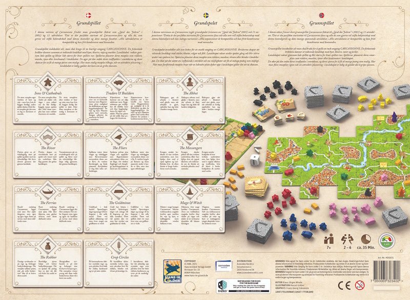 Carcasonne - Big Box 6 - Nordisk Spil