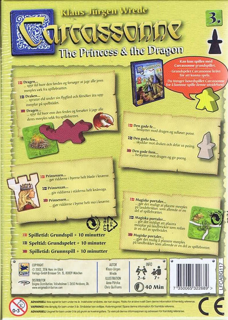 Carcassonne - The Princess & the Dragon - Nordisk Spil