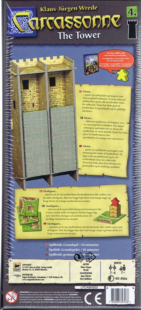 Carcassonne - The Tower - Nordisk Spil
