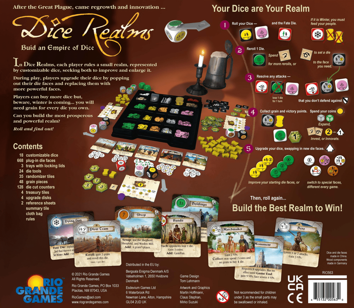Dice Realms - Engelsk - Nordisk Spil