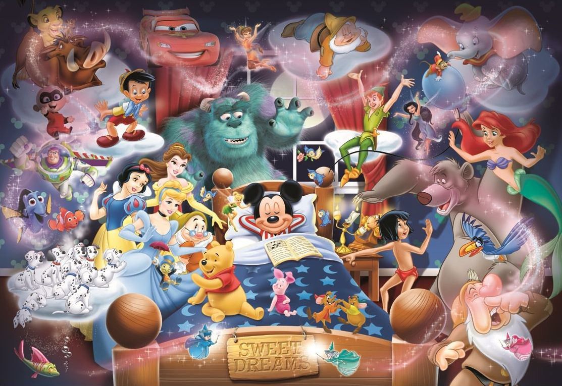 Disney Mickey&39;s Dream - 1000 brikker - Nordisk Spil