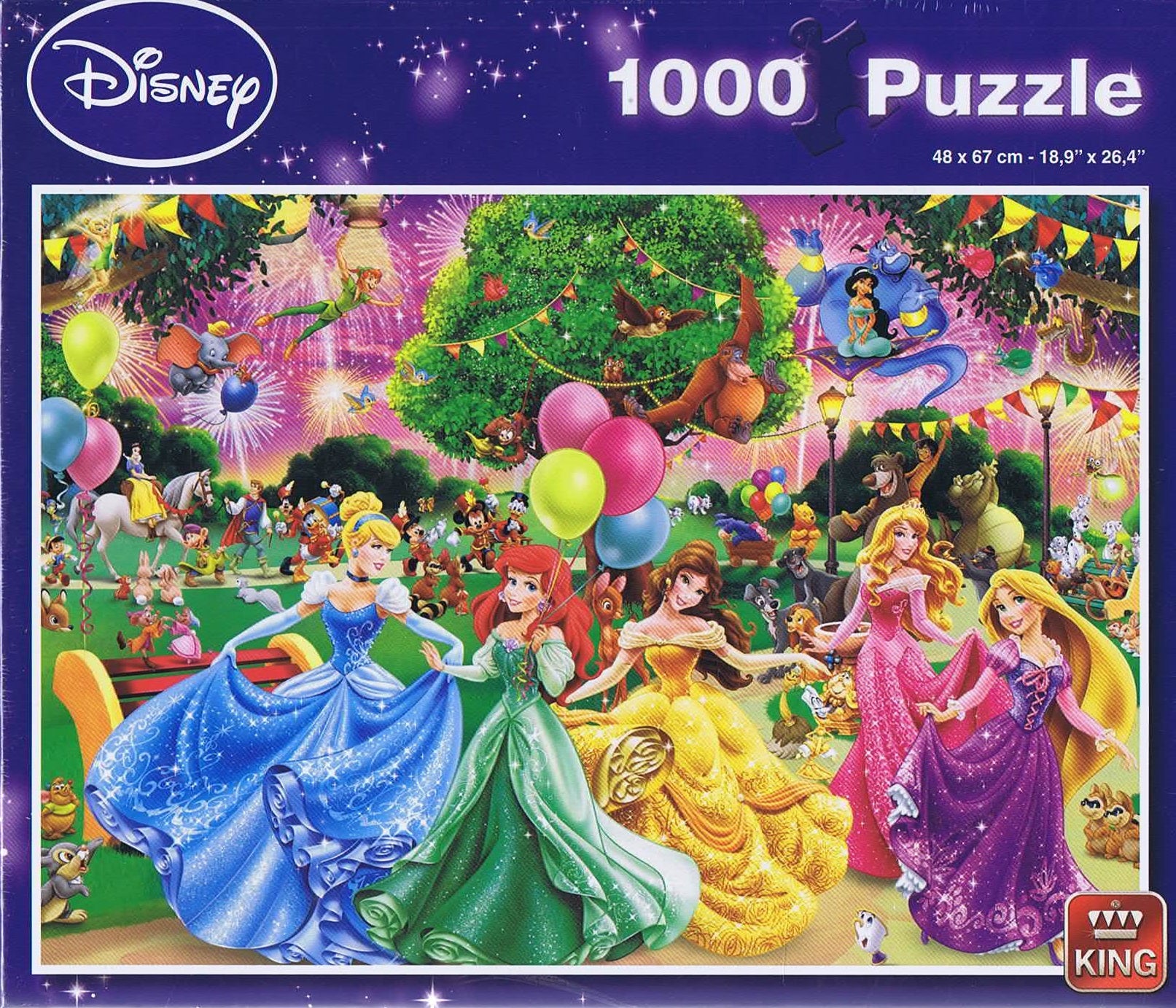 Disney Dansende Prinsesser - 1000 brikker