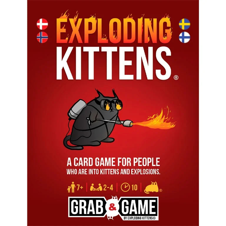 Exploding Kittens: Grab & Game - Dansk