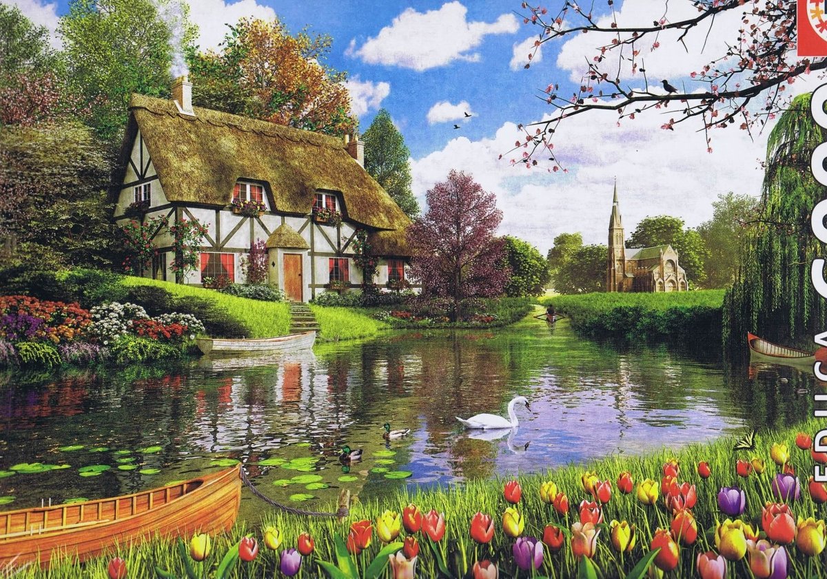 Lakeside Cottage - 6000 brikker - Nordisk Spil