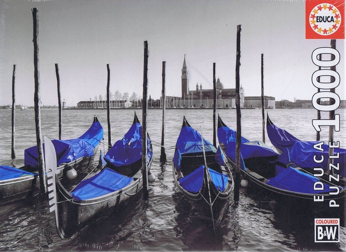 Gondolas in Venice - 1000 brikker - Nordisk Spil