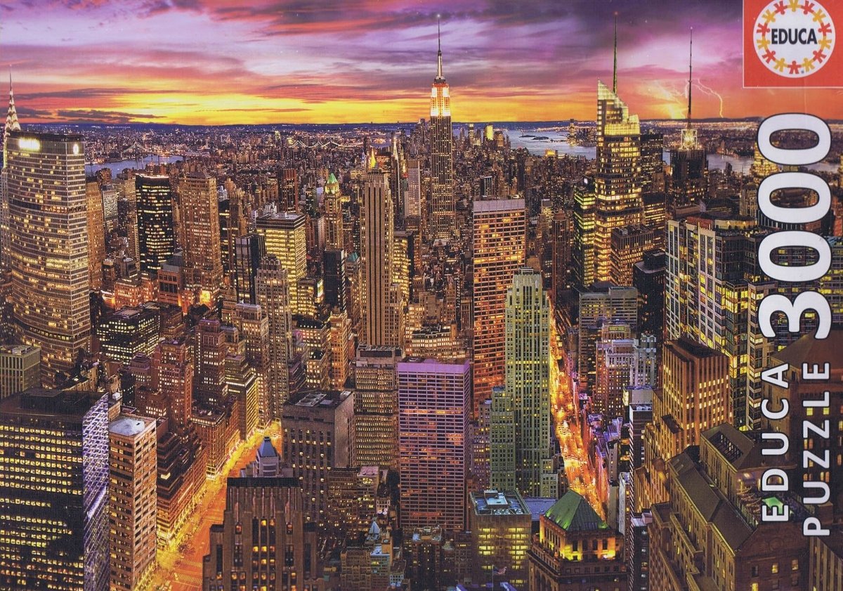 Manhattan Skyline - 3000 brikker - Nordisk Spil