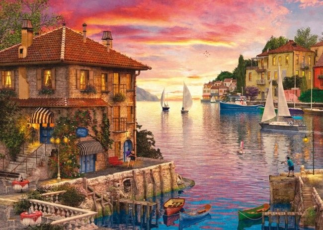 The Mediterranean Harbour, 5000 brikker - Nordisk Spil