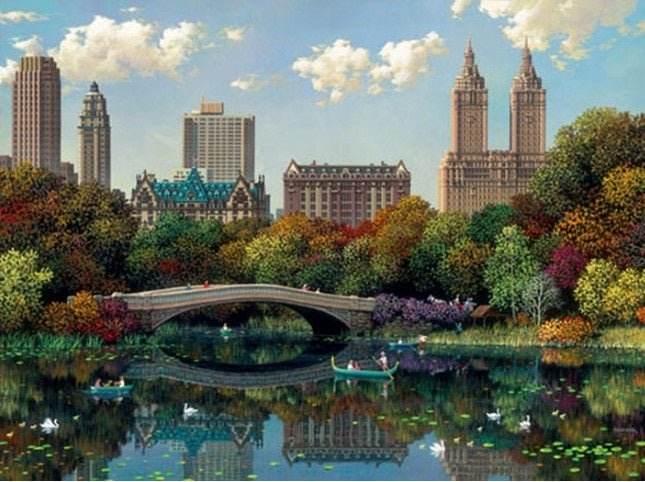 Central park Bow Bridge - 8000 brikker - Nordisk Spil