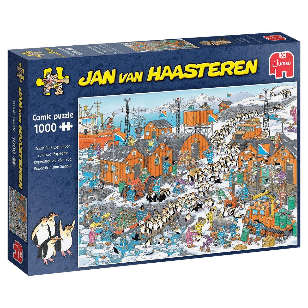 Jan Van Haasteren - Ekspedition på Sydpolen - 1000 brikker - Nordisk Spil