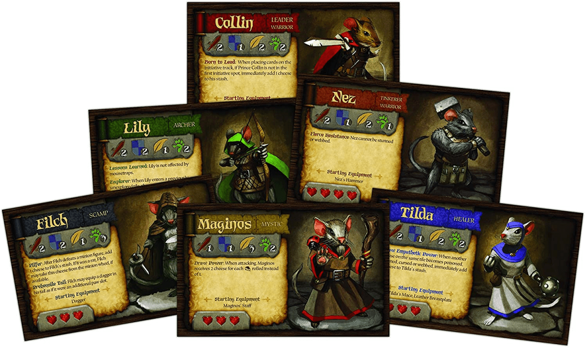 Mice & Mystics - Board Game - Engelsk - Nordisk Spil