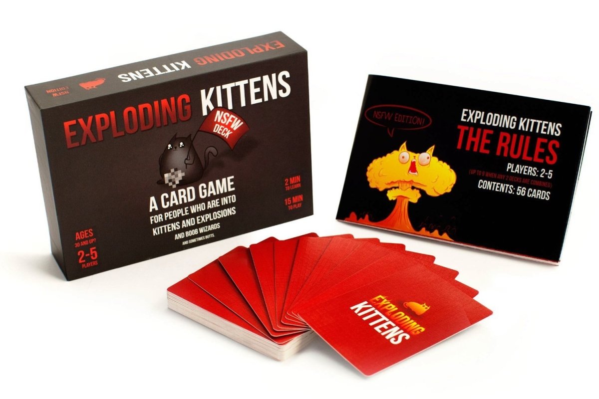 Exploding Kittens NSFW edition - Dansk - Nordisk Spil