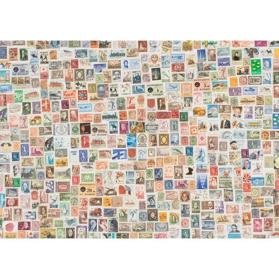 Finnish Stamps - 1000 brikker - Nordisk Spil