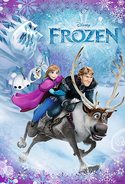 Frozen Redningnen - 100 brikker - Nordisk Spil