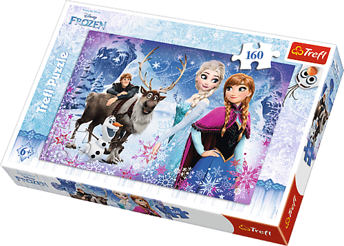Frozen Vinter eventyr - 160 Brikker - Nordisk Spil