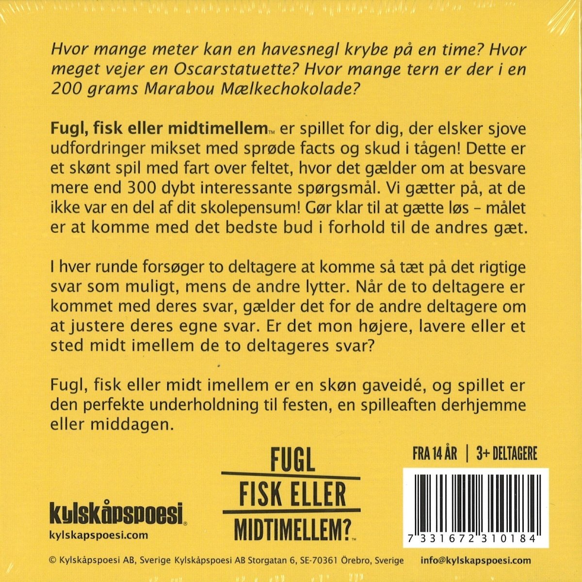 Fugl, Fisk eller Midtimellem - Nordisk Spil
