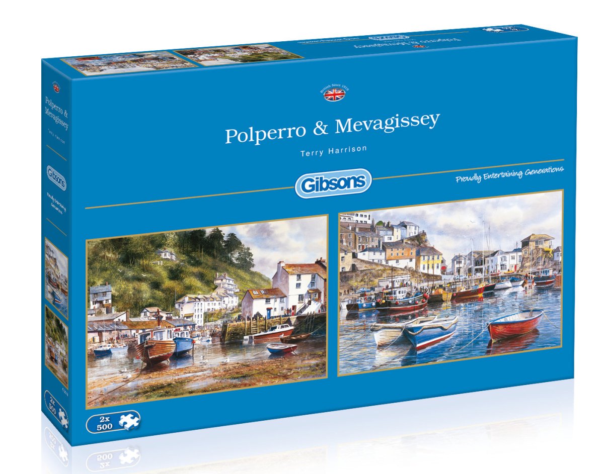 Polperro & Mevagissey - 2x500 brikker - Nordisk Spil