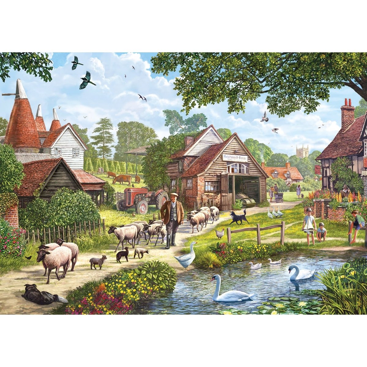 Hop Country - 1000 brikker - Nordisk Spil