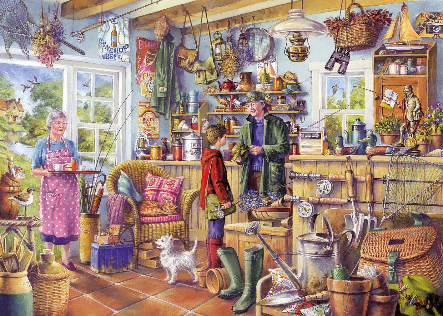 The Fishing Shed - 1000 brikker