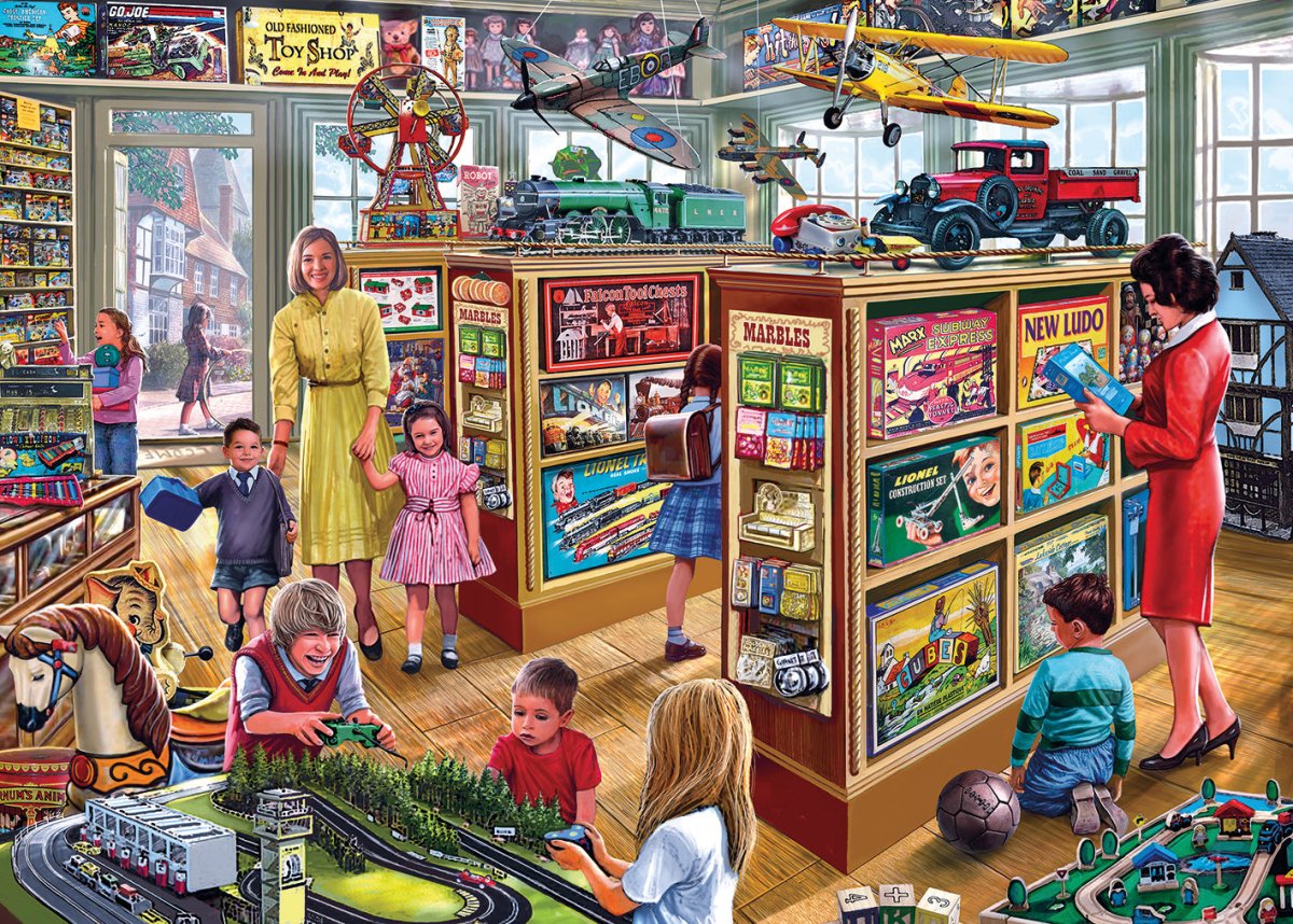 The Toy Shop - 1000 brikker - Nordisk Spil