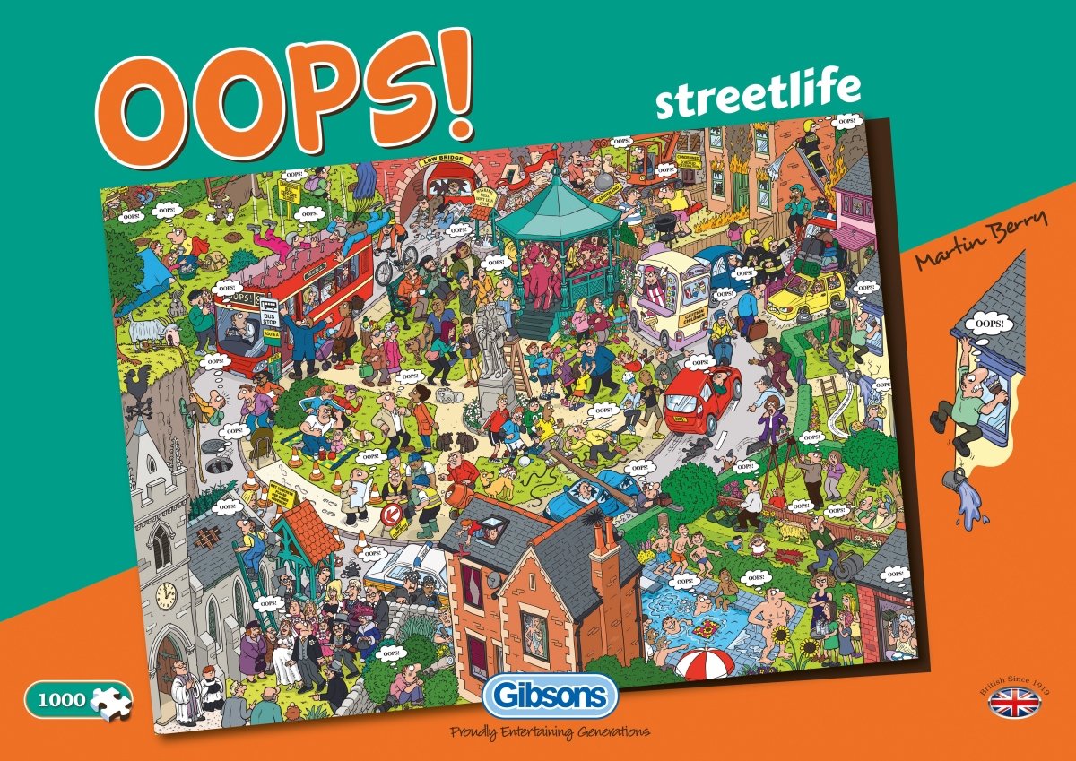 Oops! Streetlift, 1000 brikker - Nordisk Spil