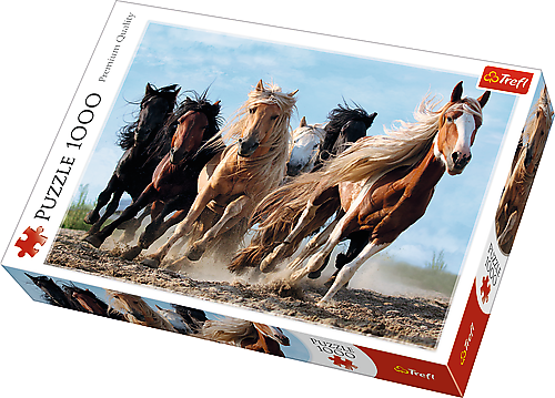 Galloping Horses - 1000 brikker