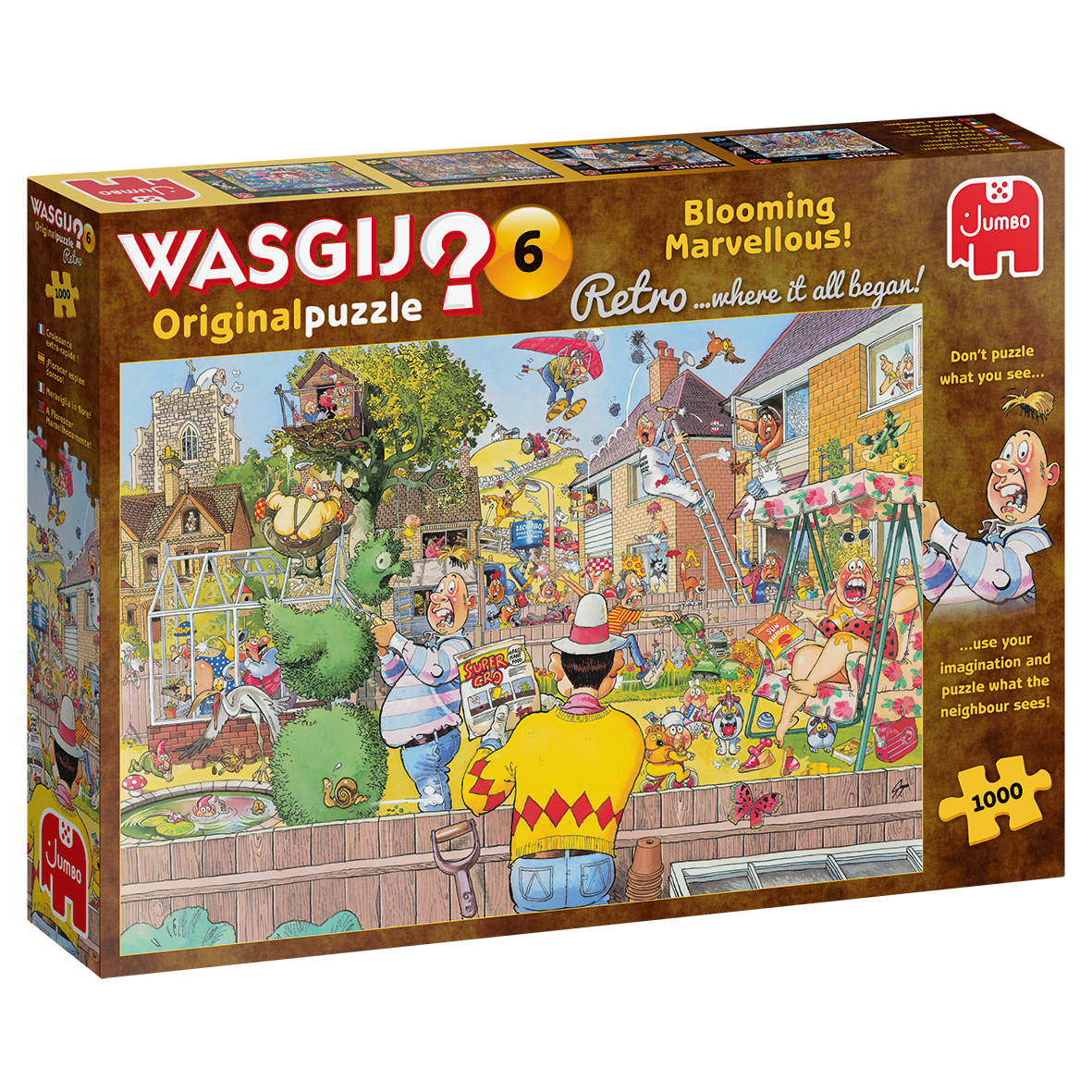 Wasgij Retro Original 6 - Gang i Haven - 1000 brikker
