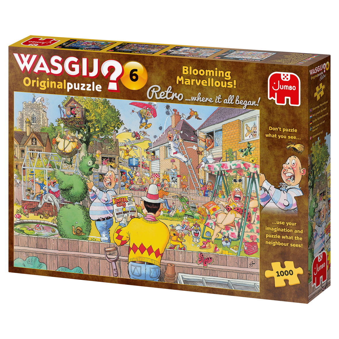 Wasgij Retro Original 6 - Gang i Haven - 1000 brikker