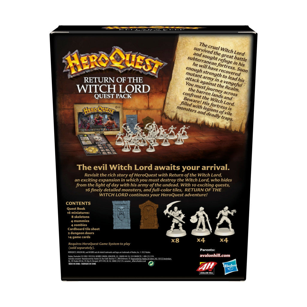 HeroQuest - Return of Witchlord - Engelsk