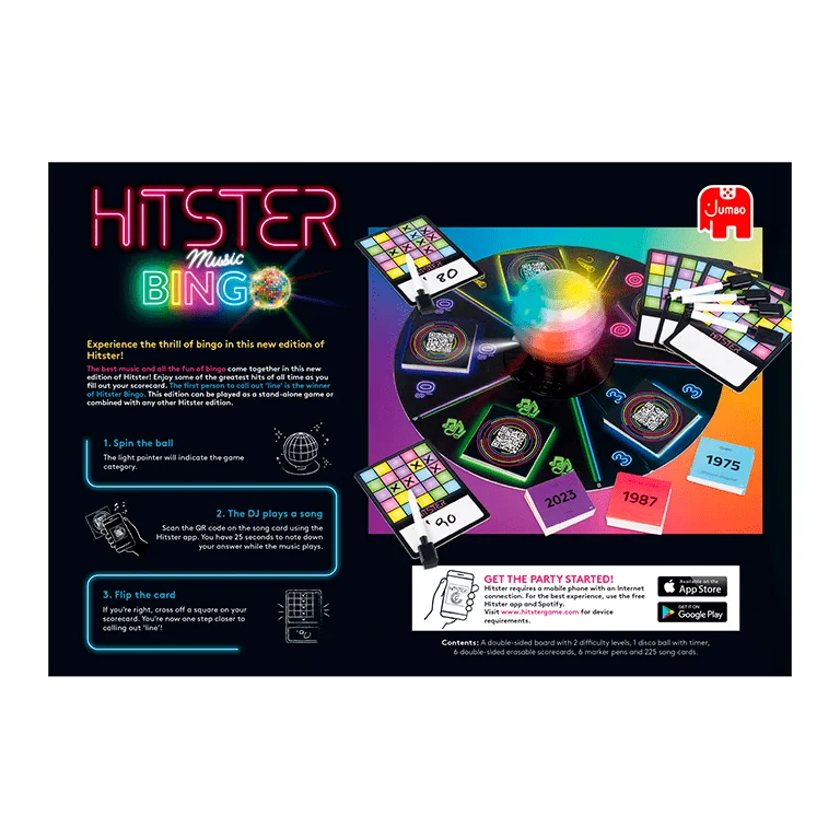 Hitster: Bingo - Dansk