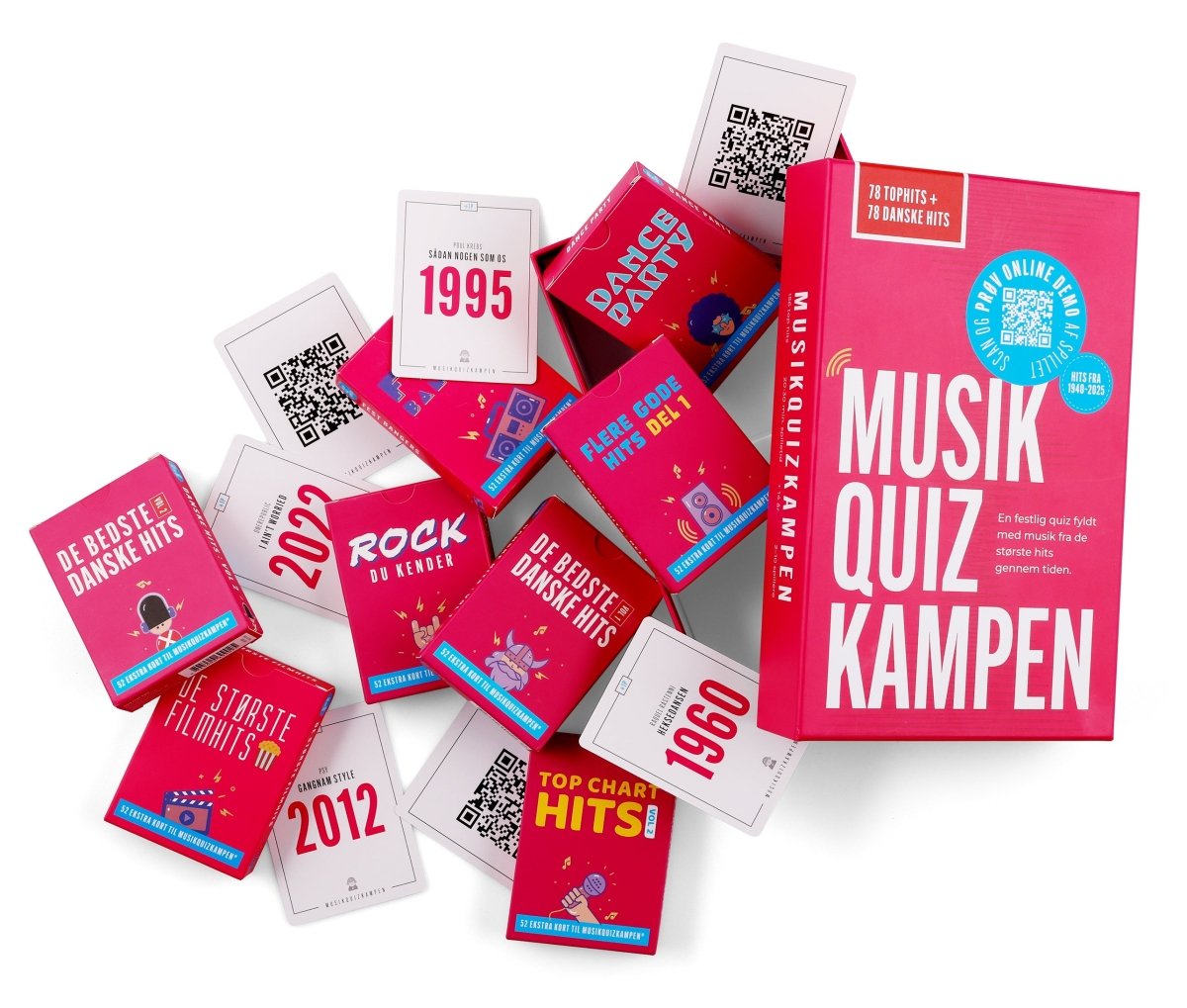 Musikquizkampen - Startpakke MEGA inklusiv 6 udvidelser - Nordisk Spil