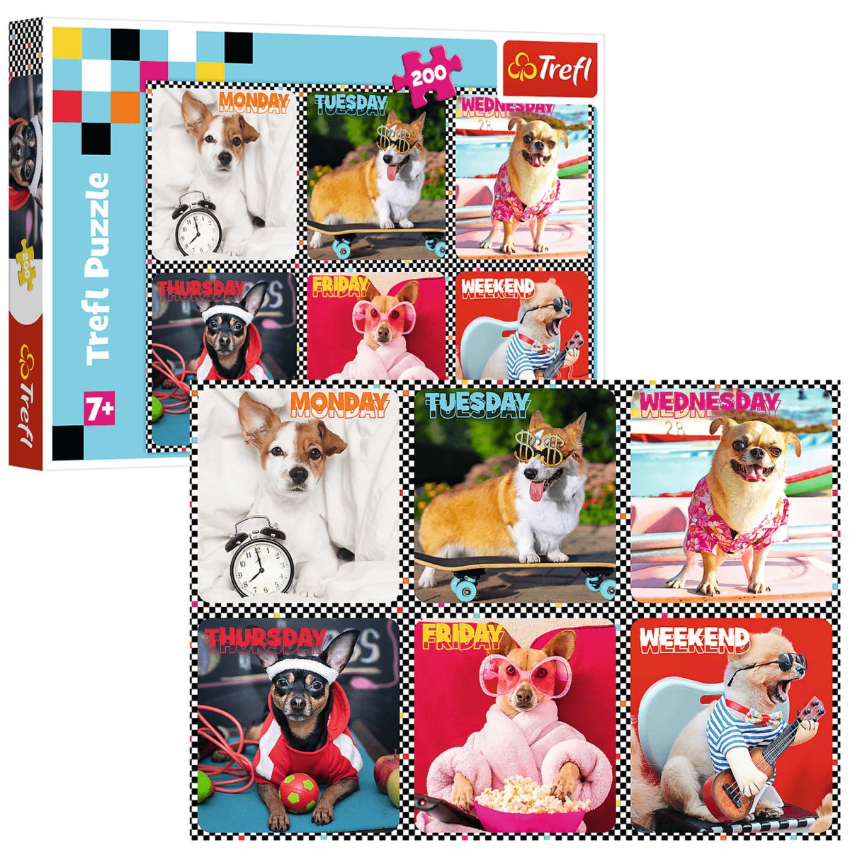 Hunde Hele Ugen - 200 brikker - Nordisk Spil