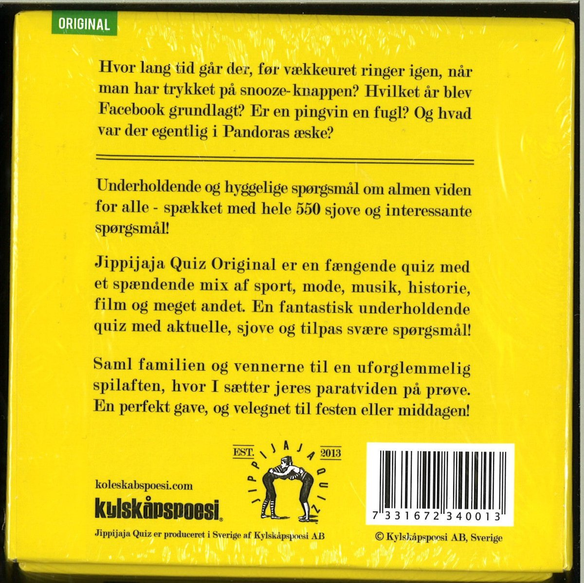 Jippijaja Quiz: Original - Nordisk Spil