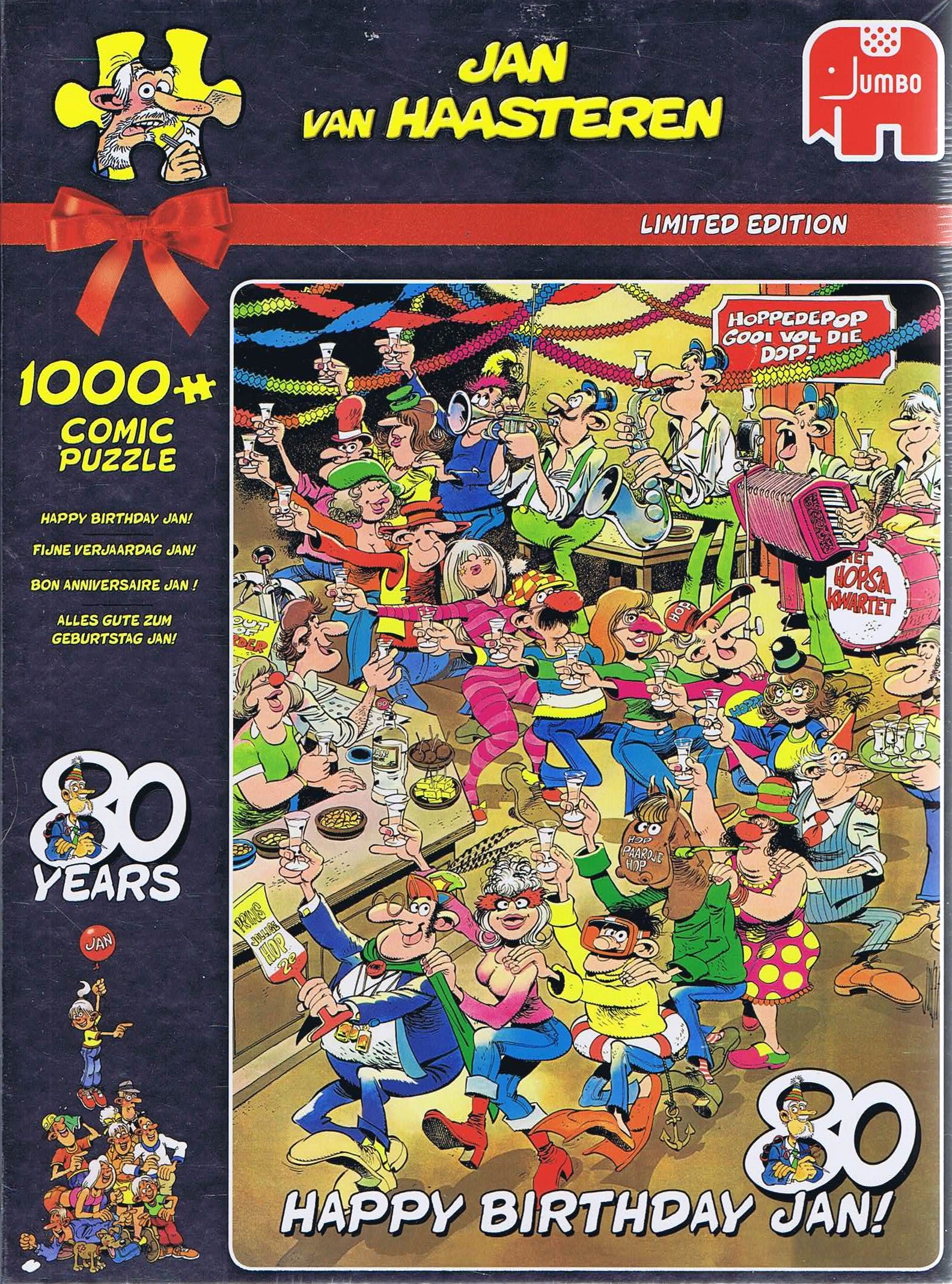 Happy Birthday Jan! 80 år - 1000 brikker