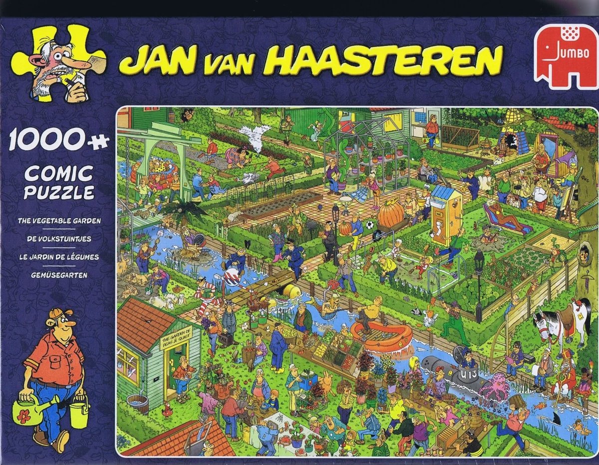 Jan van Haasteren: I haven - 1000 brikker - Nordisk Spil