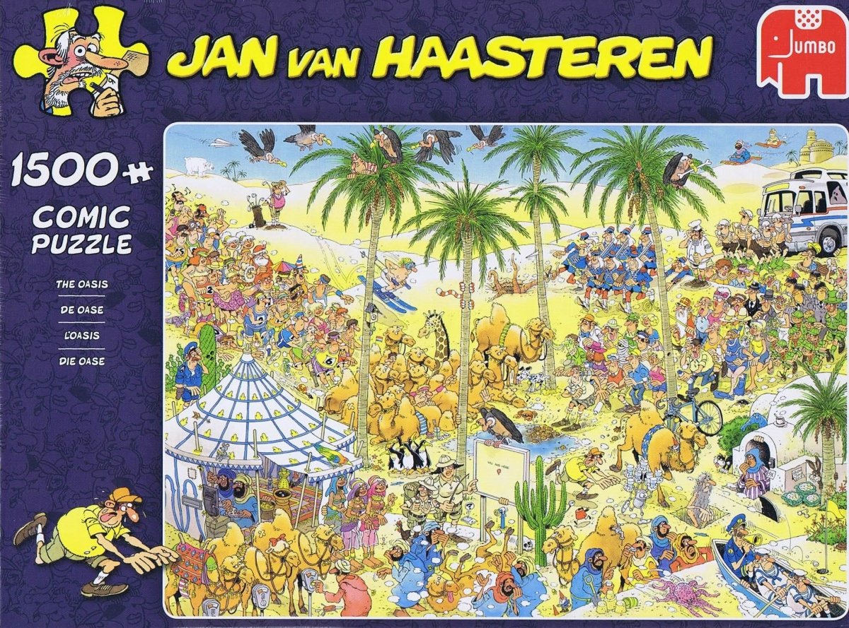 Jan van Haasteren: The Oasis - 1500 brikker - Nordisk Spil