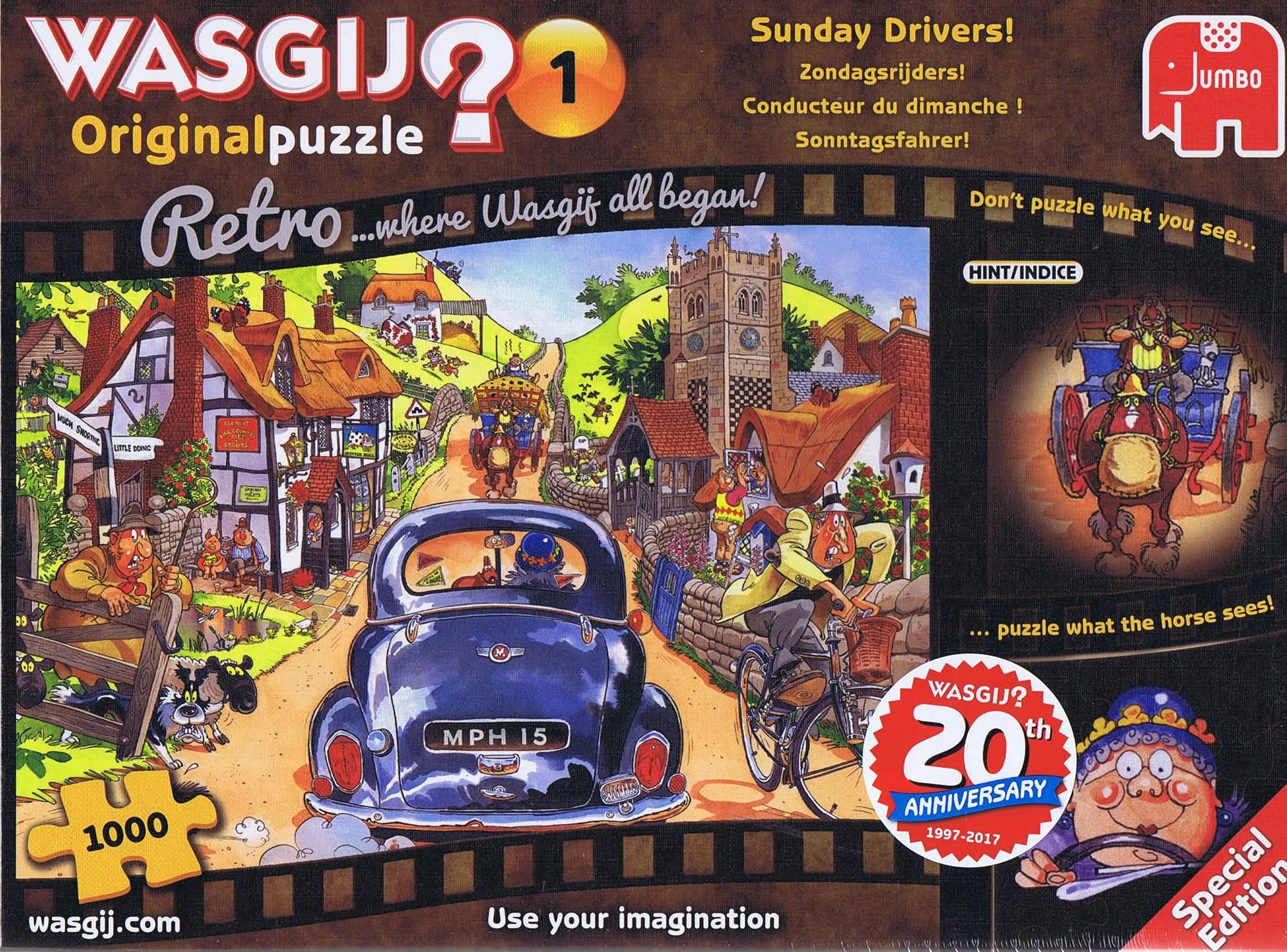 Original Wasgij? 1 Retro - 1000 brikker