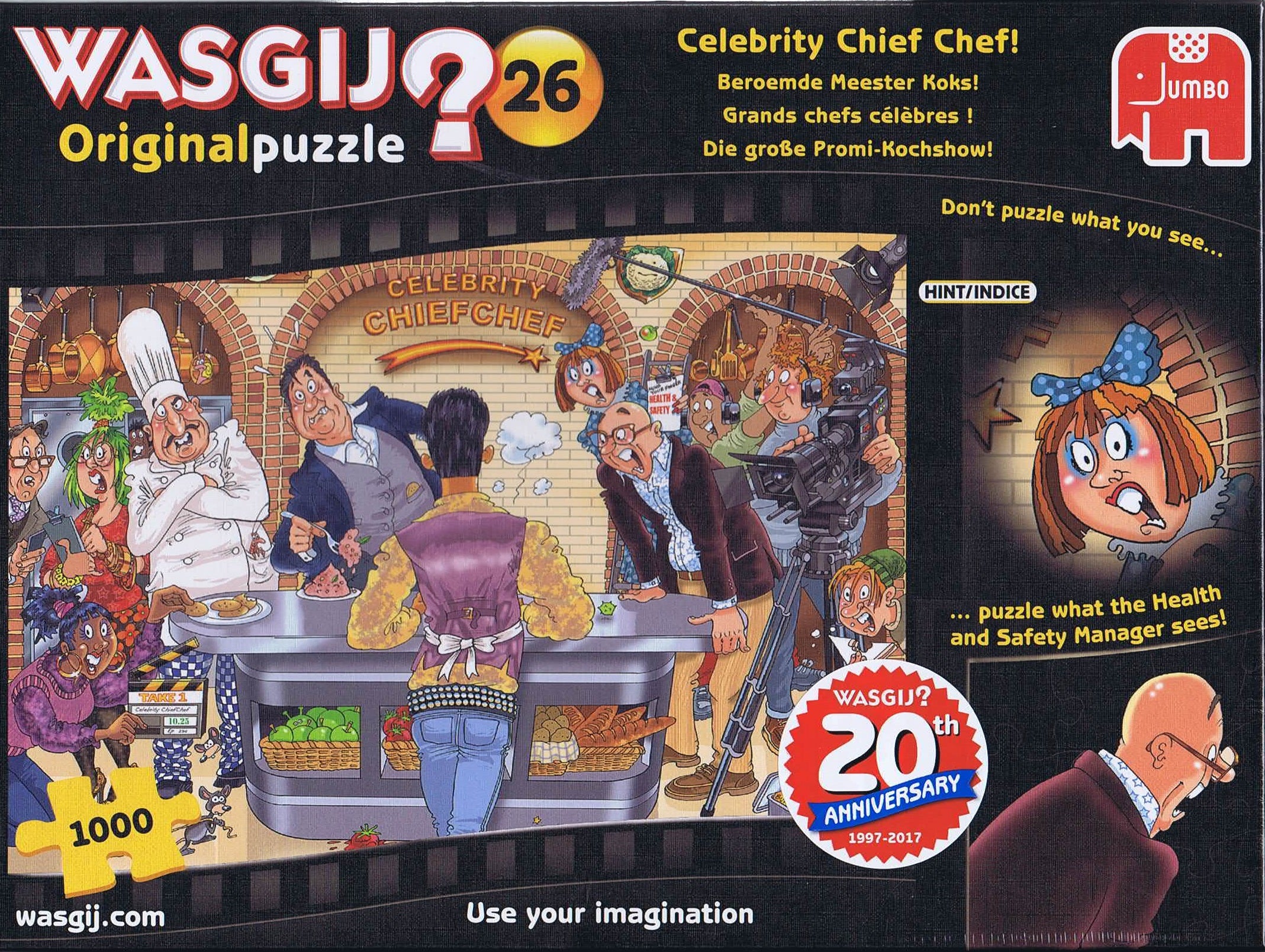 Wasgij? Original 26, Celebrity Chief Chef - 1000 brikker