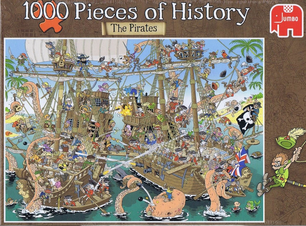 Pieces of History - The Pirates - 1000 brikker - Nordisk Spil