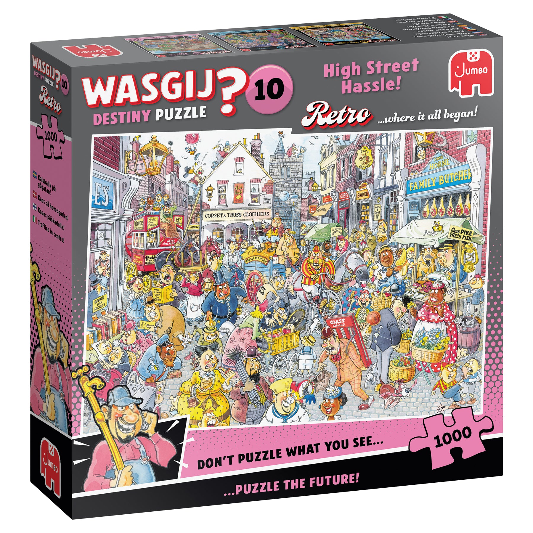Wasgij Retro Destiny 10 - Kaos i gaden - 1000 brikker