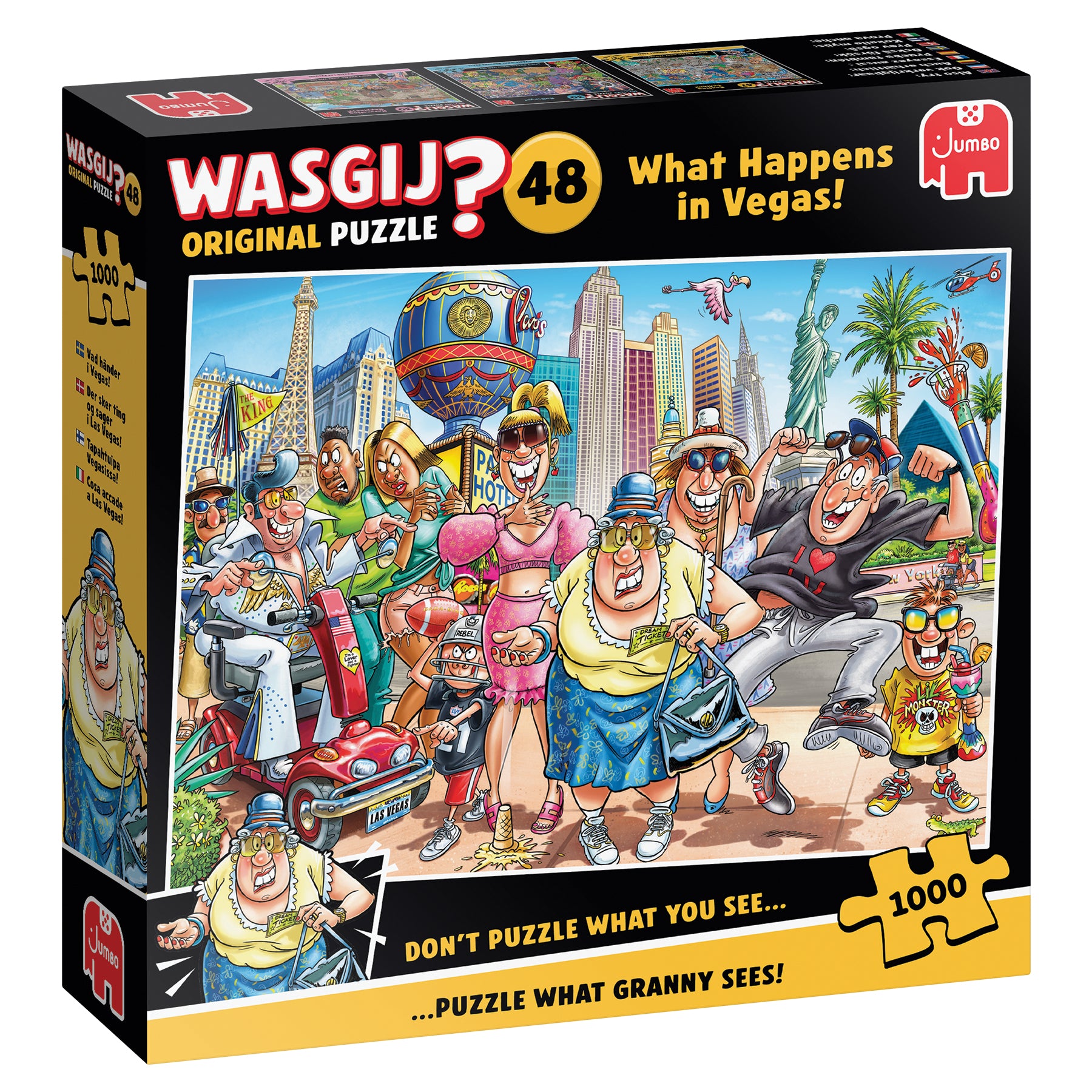 Wasgij Original 48: Hvad der sker i Vegas - 1000 brikker