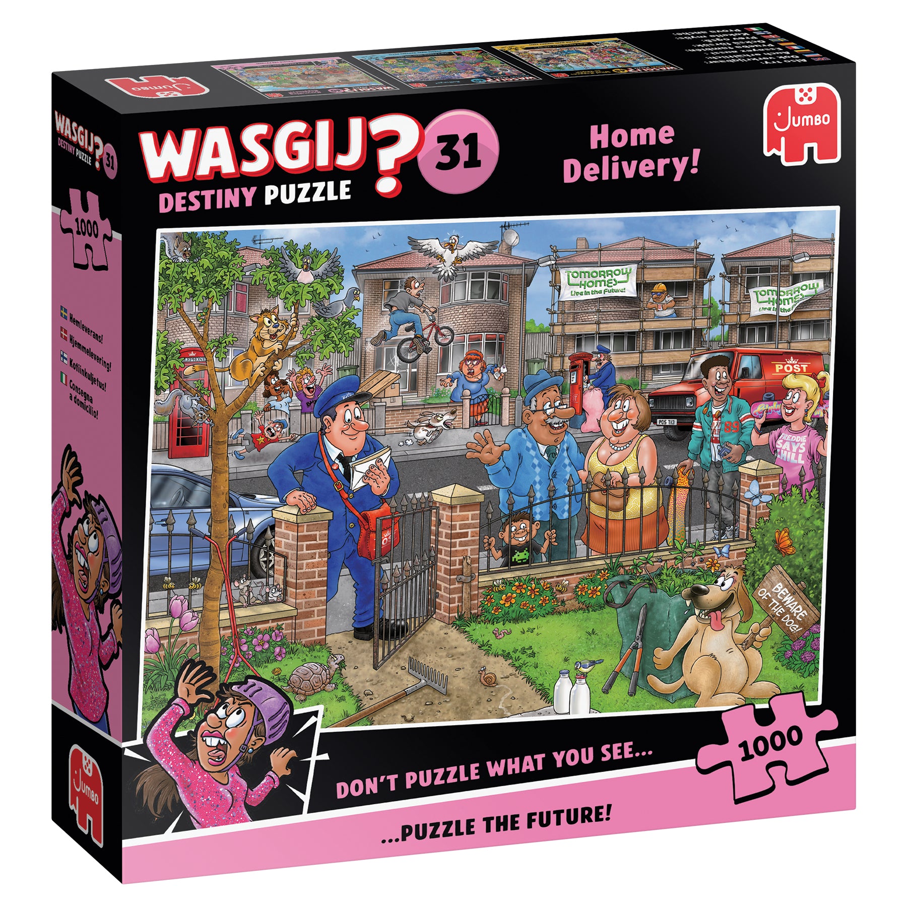 Wasgij Destiny 31: Brevomdeling - 1000 brikker