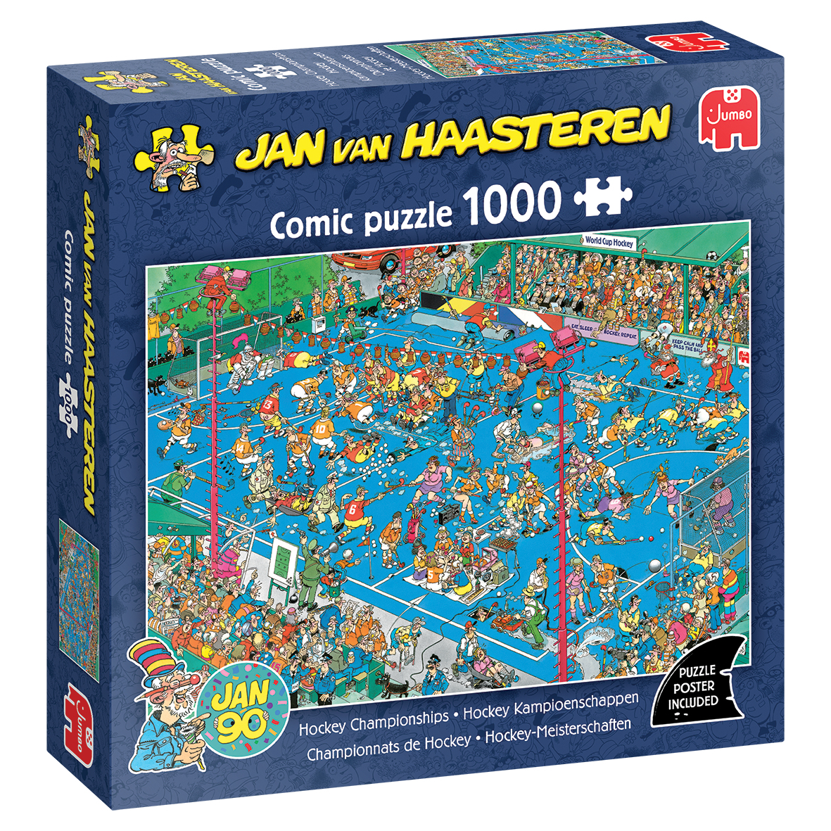 Jan van Haasteren: Hockey mesterskabet - 1000 brikker