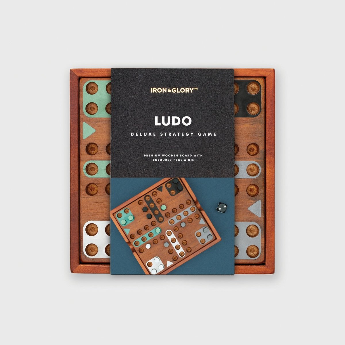 Ludo - Deluxe udgave i træ - Nordisk Spil
