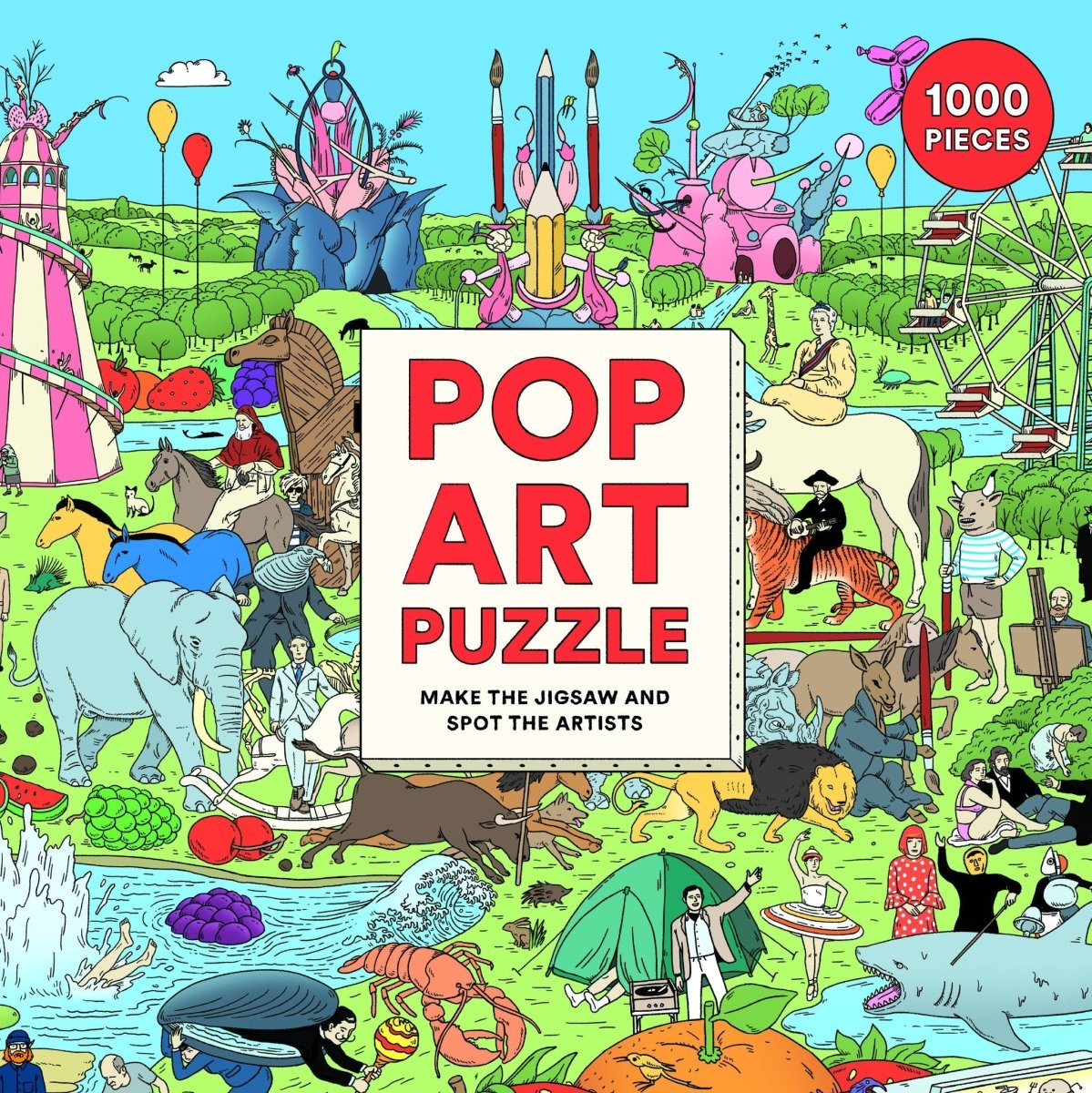 Pop Art Puzzle - 1000 brikker - Nordisk Spil